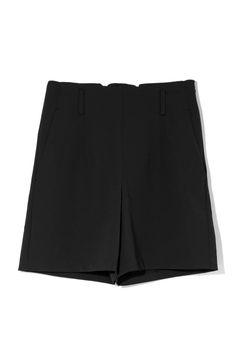 【26SS】【レディース】 2WAY STRETCH HI-WAIST SHORTS / 2WAYストレッチツイル ハイウエスト ショートパンツ (ブラック)