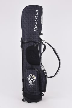 【銀行振込・代金引換不可】【返品・交換不可】 DG Monogram Caddie Bag / DGモノグラム総柄 スタンドタイプ キャディバッグ (ブラック)