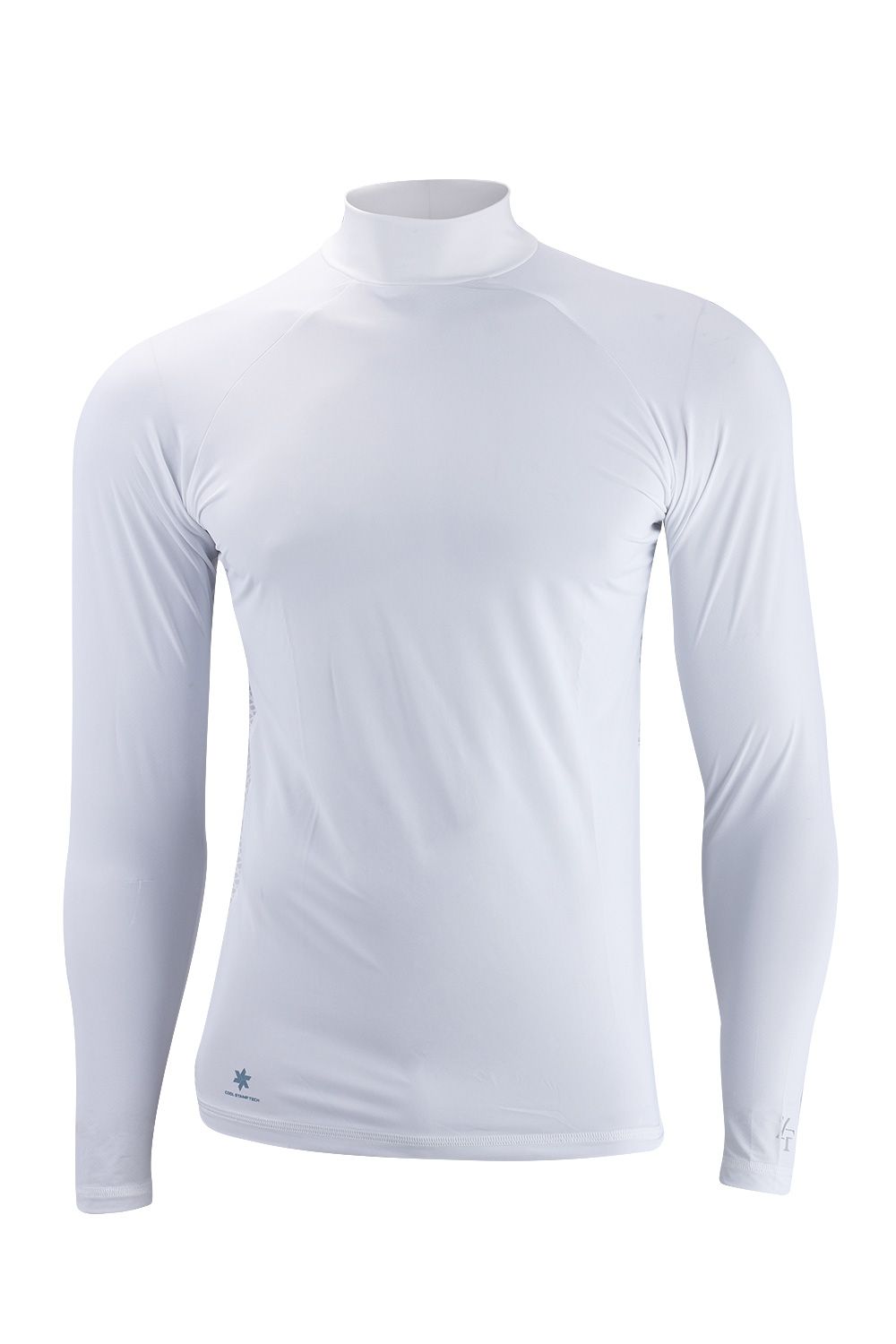 【返品・交換不可】 ICE MESH MOCK NECK / モックネック メッシュ 機能性冷感インナー (ホワイト) (ユニセックス)