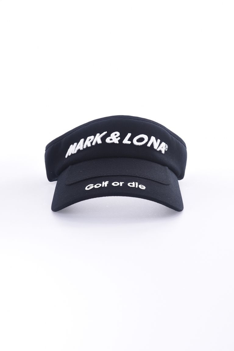MARK&LONA - AVENIR VISOR / ブランドロゴ 刺繍 サンバイザー 