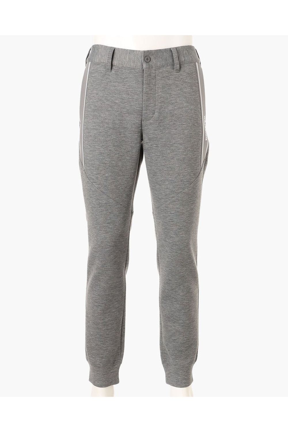 【26AW】 MEN’S WARM LINE JOGGER PANTS / ダンボールニット サイドライン ジョガーパンツ (グレー)