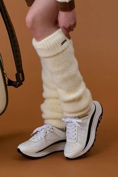 SHAGGY KNIT LEG WARMERS / シャギーニット レッグウォーマー （オフホワイト）
