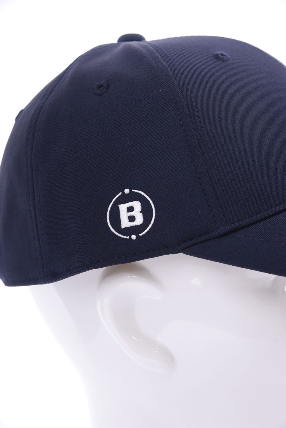 【26SS】 MEN’S ROUND LOGO CAP / アシンメトリー ラウンドロゴ キャップ (ネイビー)