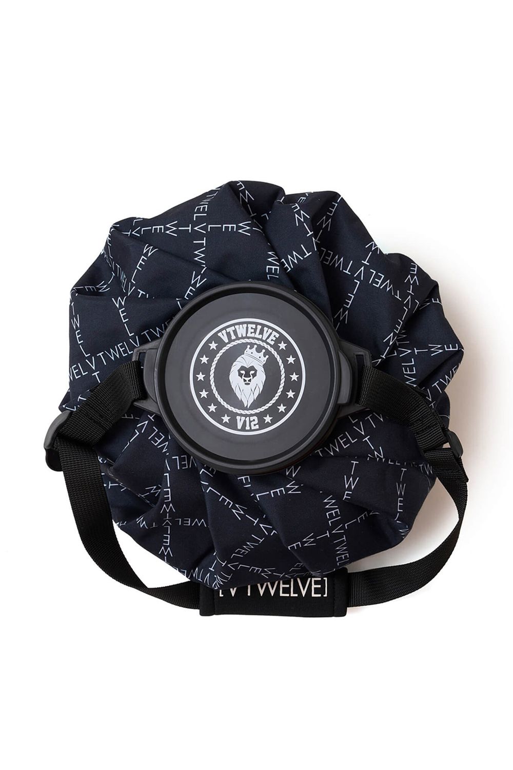 【26SS】 TYPO GRID ICE BAG / ブランドロゴ総柄 アイスバッグ (ブラック)