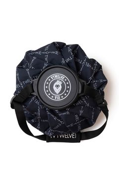 【26SS】 TYPO GRID ICE BAG / ブランドロゴ総柄 アイスバッグ (ブラック)