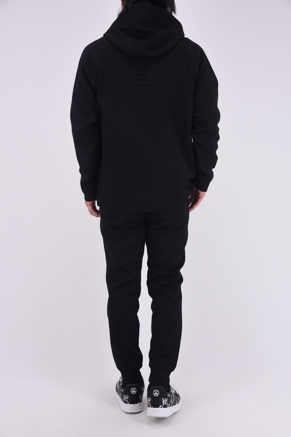 【25AW】 MEN'S WARM 3D LOGO PARKA / ダンボールニット 3D ロゴパーカー (ブラック)