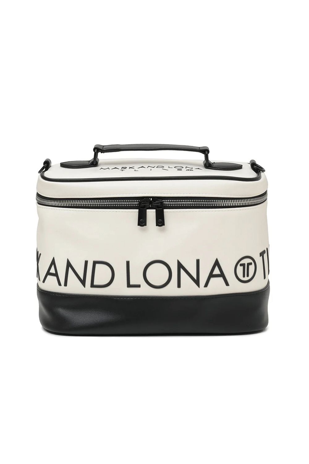 【26SS】【T-LINE】 VELOCITY VANITY BAG / モノトーン シンセティックレザー バニティバッグ (ホワイト)