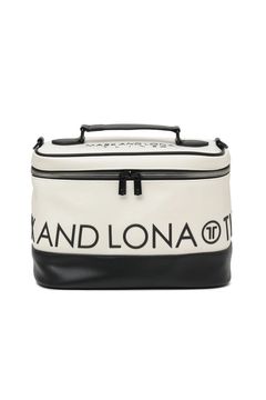 【26SS】【T-LINE】 VELOCITY VANITY BAG / モノトーン シンセティックレザー バニティバッグ (ホワイト)