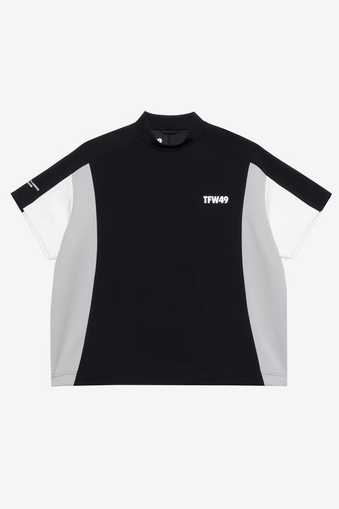 【26SS】【レディース】 RELAX HALF MOCKNECK TEE / モックネックTシャツ (ブラック)