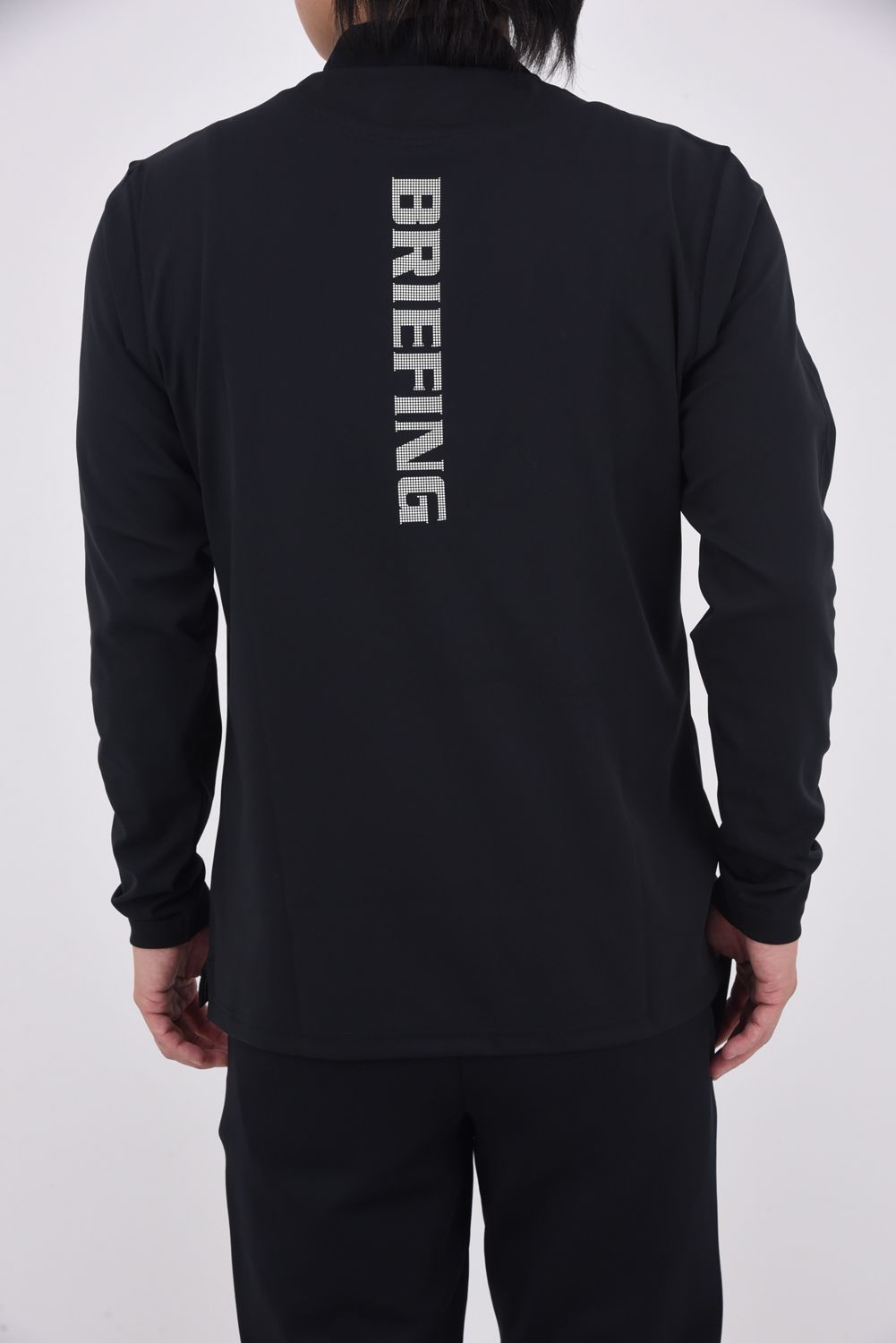【25AW】MEN'S TOUR LS HIGHNECK / ロングスリーブ モックネック (ブラック)