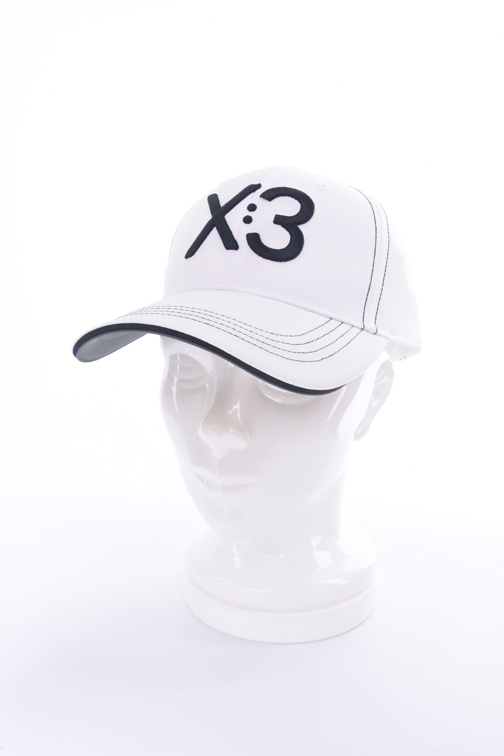 LOGO CAP / 立体ロゴ刺繍 キャップ (ホワイト)