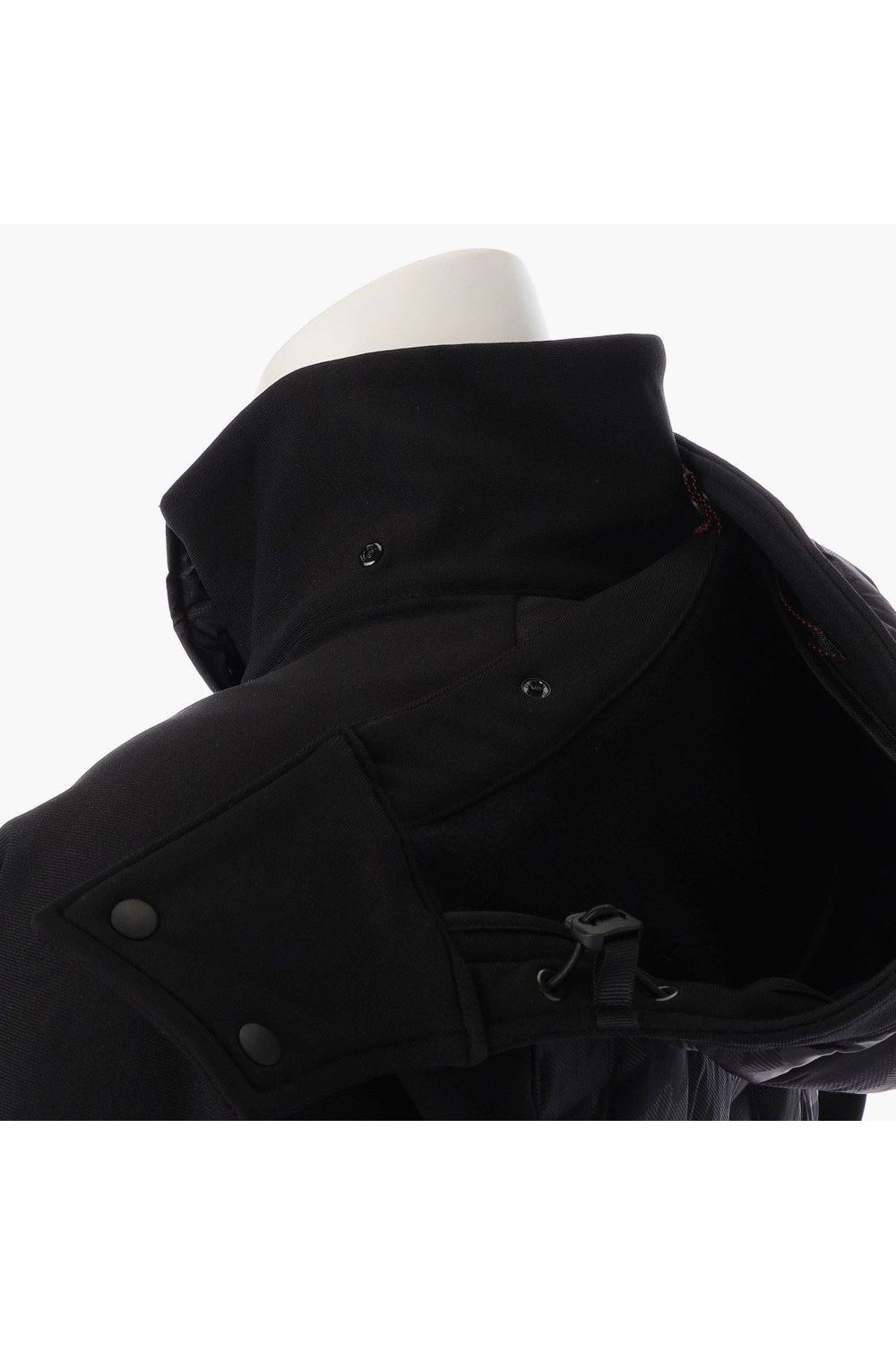 【25AW】 MEN'S HYBRID DOWN PARKA / ストレッチタフタ ダイヤモンドロゴ ハイブリッドダウンジップパーカー (ブラック/カモ)