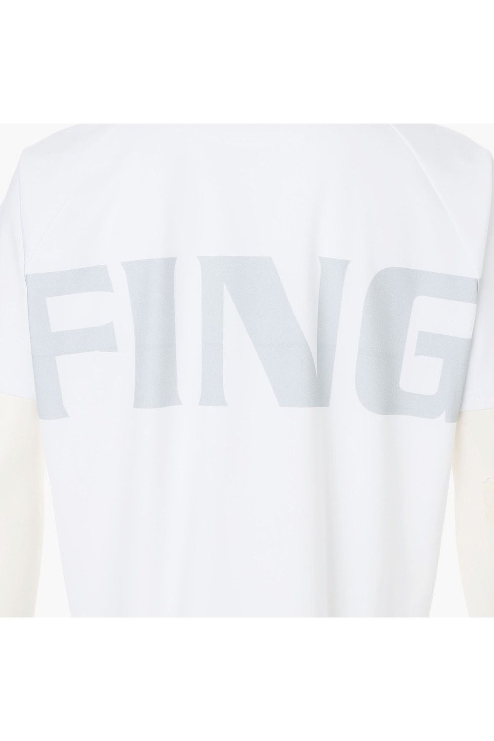 【26SS】 MEN’S BIG BEAT HIGHNECK / ビッグロゴ リラックスフィット モックネックTシャツ (ホワイト)