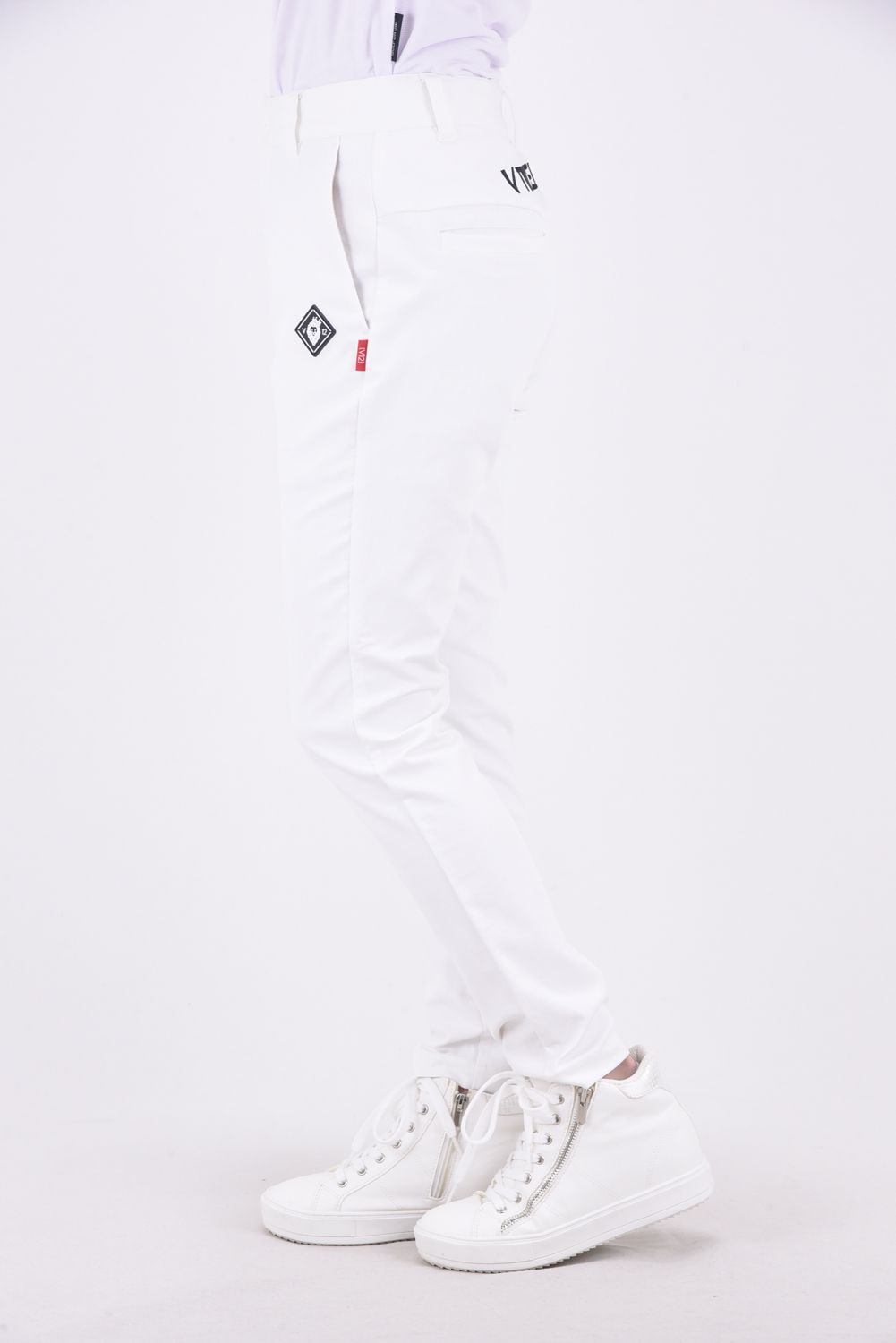 【レディース】 BACK LOGO PANTS / バックロゴ パンツ (ホワイト)