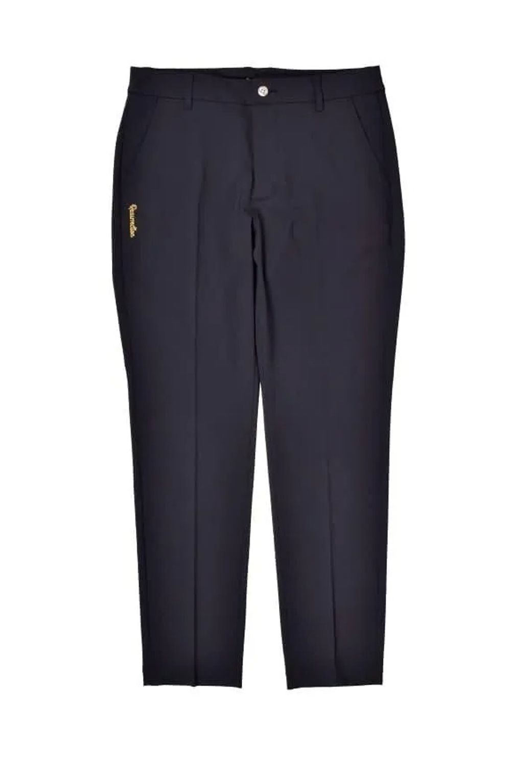 【25AW】 BASIC LONG PANTS / ベーシック センタープリーツ ロングパンツ (ブラック)*