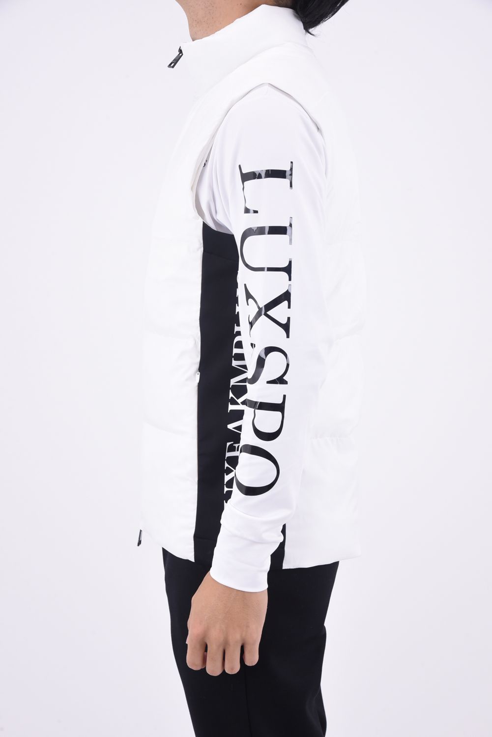 FIT VEST / サイドロゴ フィット ベスト (ホワイト)