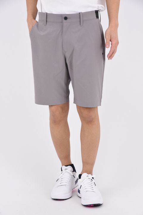 【26SS】 MEN’S COOLCORE LOGO ELASTIC SHORT PANTS / クールコア ウエストゴムベルト ショートパンツ (グレー)