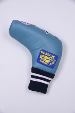 U-LEATHER PUTTER COVER / シンセティックレザー ワッペン ピンタイプ パターカバー (オーシャンサイド ブルー)