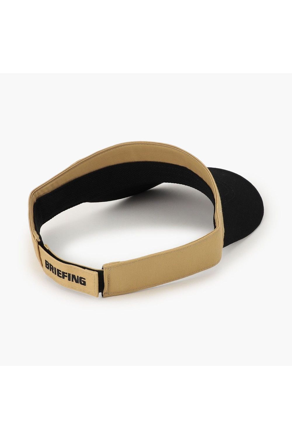 【26SS】 MEN'S COLLEGE LOGO VISOR / カレッジ風ロゴ バイカラー サンバイザー (ベージュ)