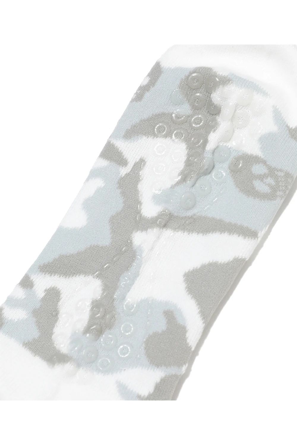 【2026SS 木村拓哉さん着用 VOL.1】 GAUGE CAMO ESSENTIAL CREW SOCKS / オリジナルカモジャカード ボックスロゴ クルーソックス (ホワイト)