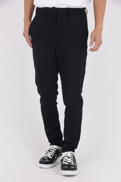 【25AW】 MEN'S 3D LOGO SLIM PANTS / 3Dロゴ ストレッチジャージ スリムロングパンツ (ブラック)