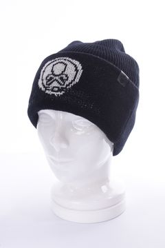 RUSTY BEANIE KNIT CAP / ウールアクリル ニット キャップ (ブラック)