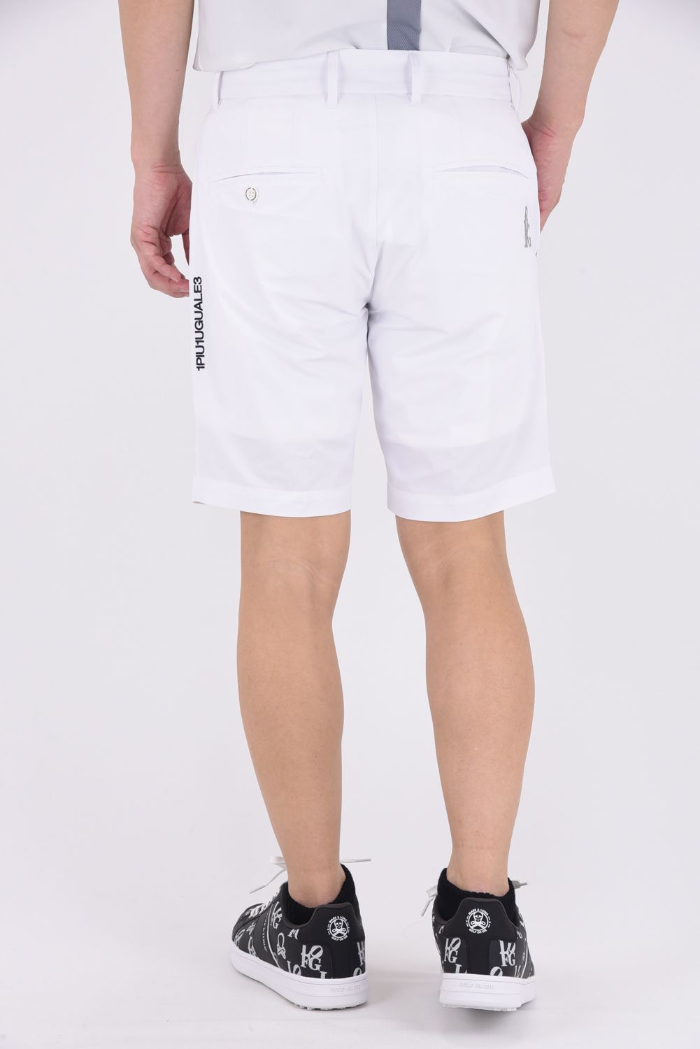 【25SS】 113 GOLF SHORT PANTS /2WAYストレッチ ナイロンポリウレタン ショートパンツ （ホワイト）