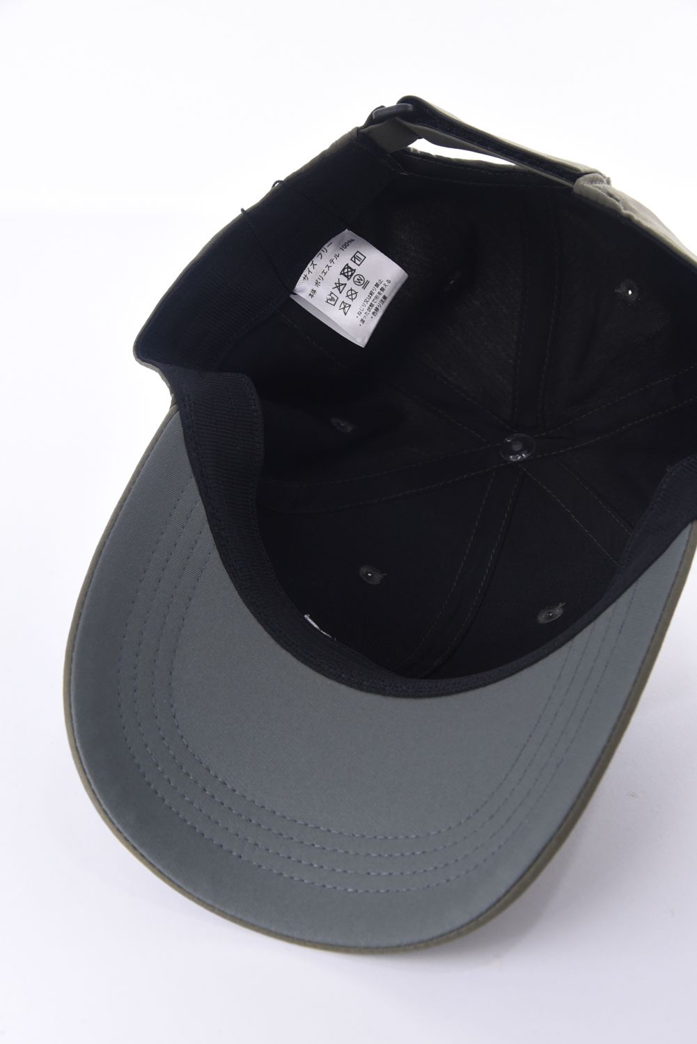 LOGO CAP / ロゴ刺繡 ベースボールキャップ (カーキ)