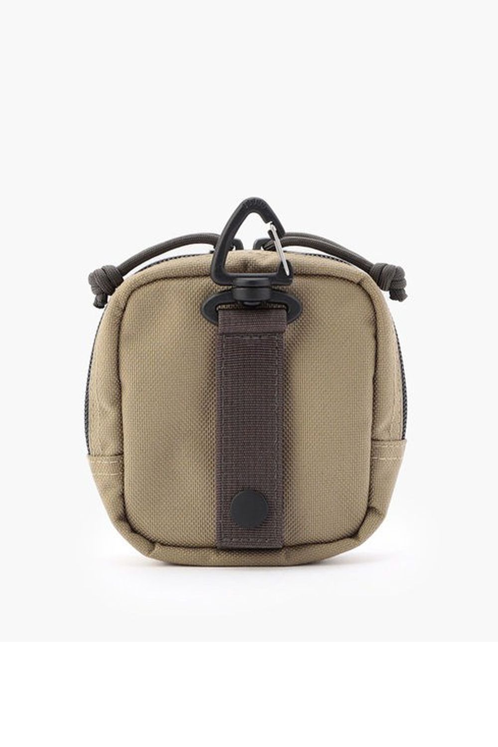 【STANDARD SERIES】 MINI ROUND POUCH STD / スクエア型 ミニラウンドポーチ (タン) (9月12日発売予定)