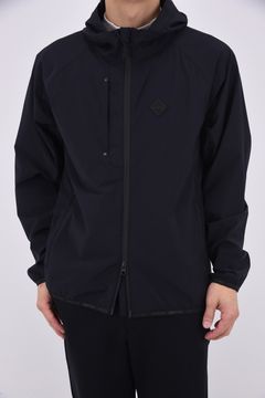 【26SS】 MEN'S POCKETABLE WIND PARKA / 4WAYストレッチタフタ ポケッタブル ライトパーカー (ブラック)