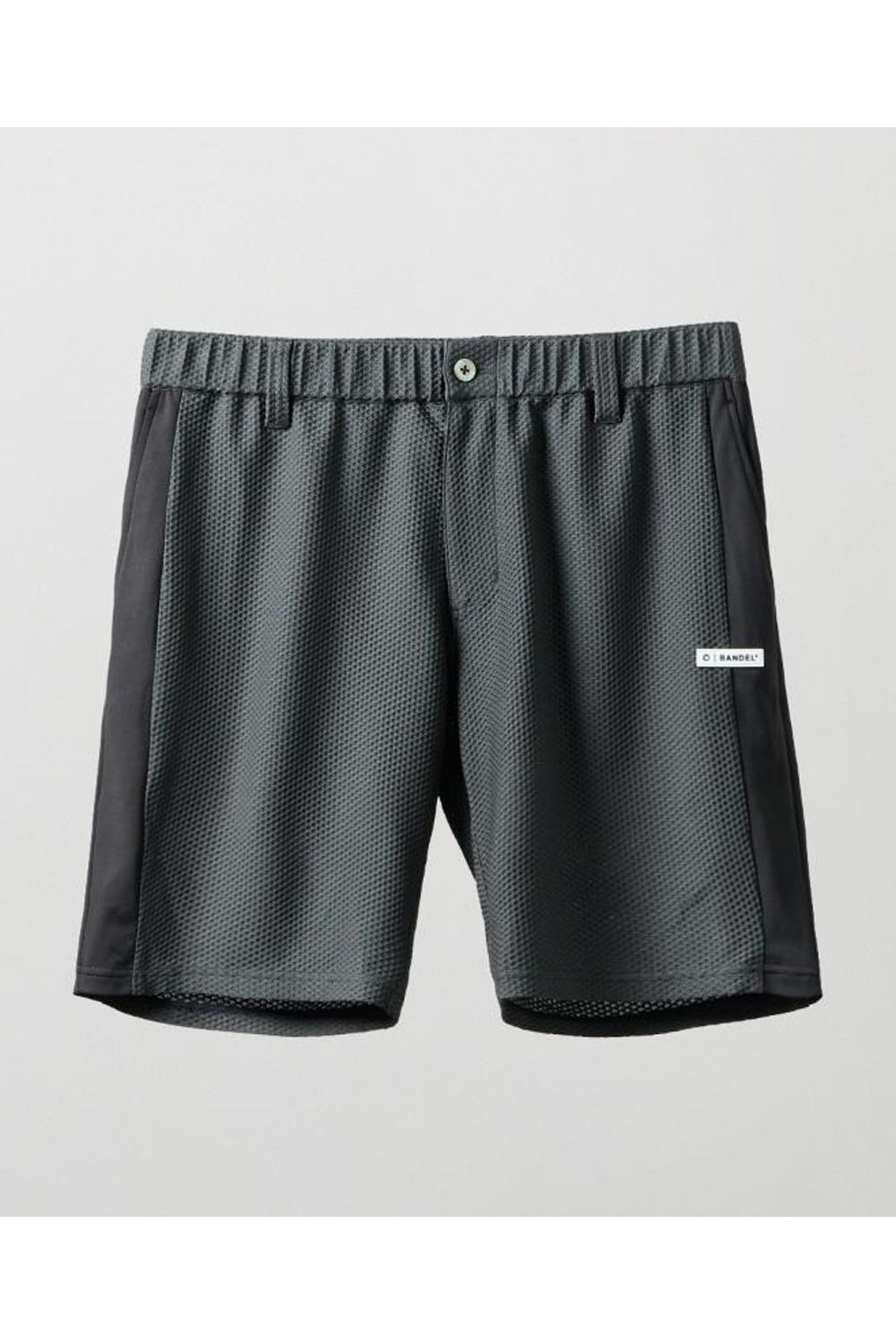 【26SS】 DRY WAFFLE SWITCH HALF PANTS / ドライワッフル サイド切り替え ショートパンツ (チャコールグレー)