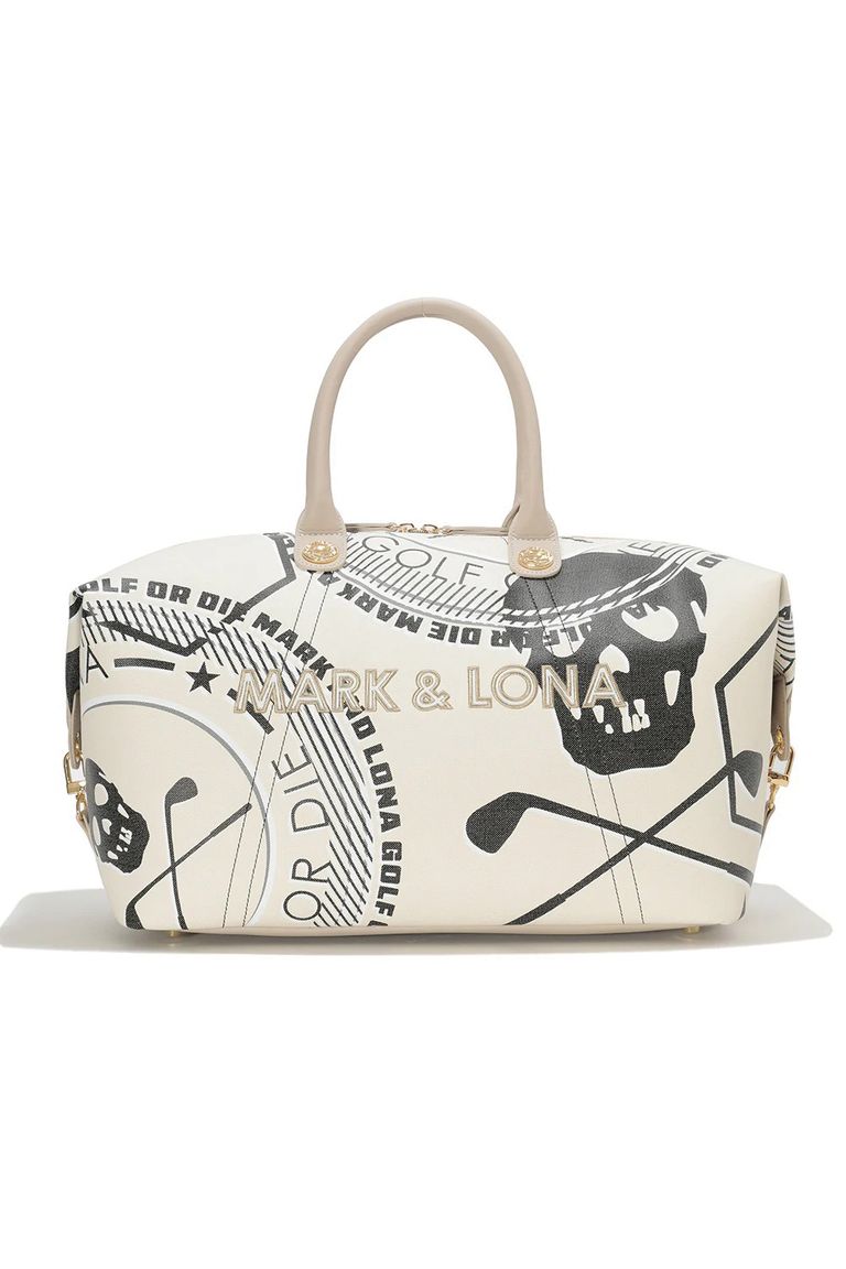 存在感あるアイアンスカルロゴが印象的なボストンバッグ。
ゴルフや旅行など幅広いシーンで活躍する、今シーズンの代表的なアイコニックなアイテムです。