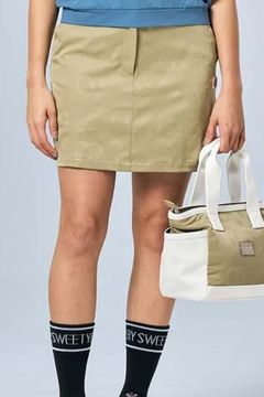 【26SS】【レディース】 EMBOSS SKIRT / エンボス スカート (ベージュ)*