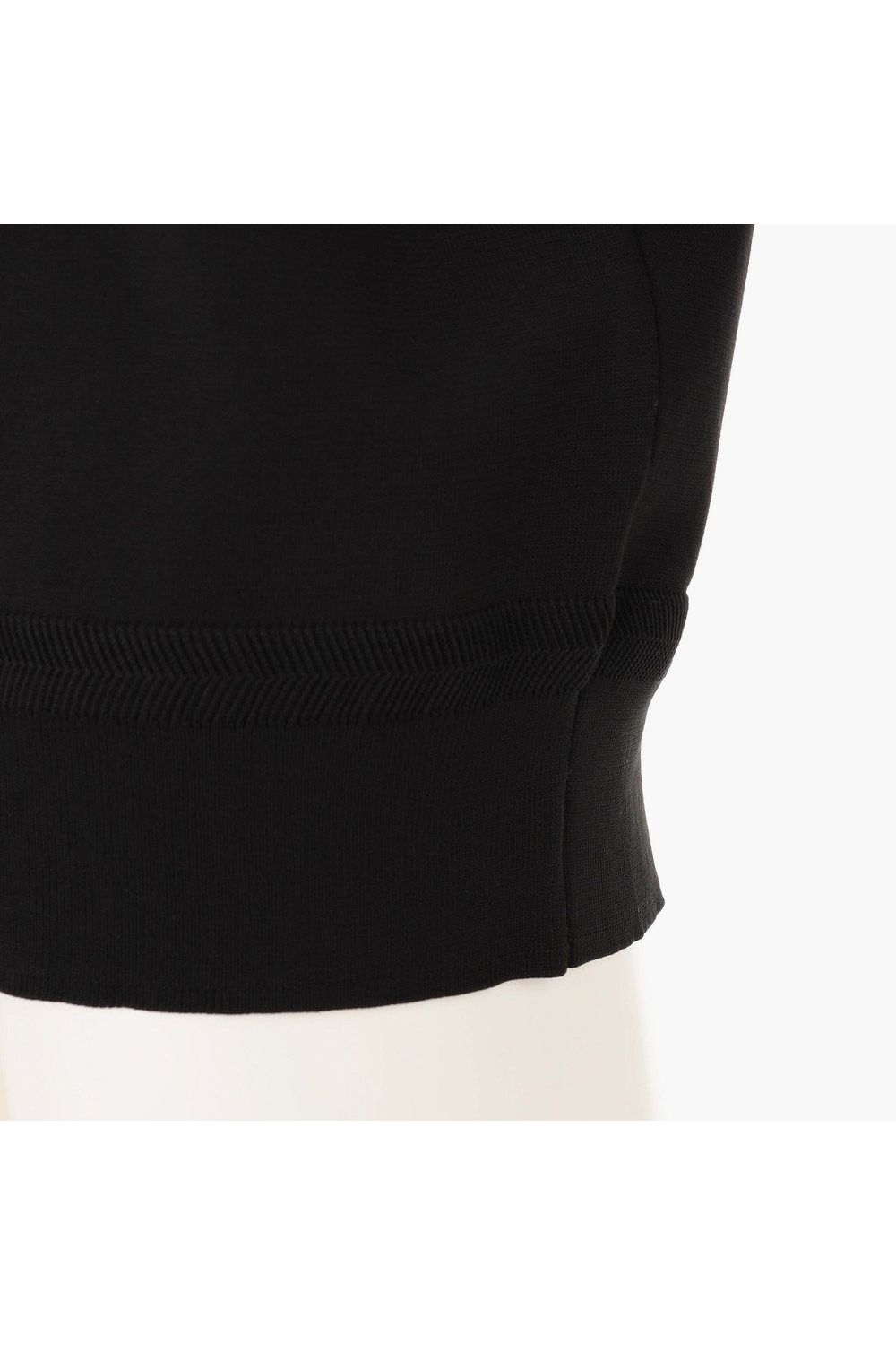 【26AW】 MEN’S PLANE KNIT HALFZIP / BGロゴ ハーフジップニット (ブラック)