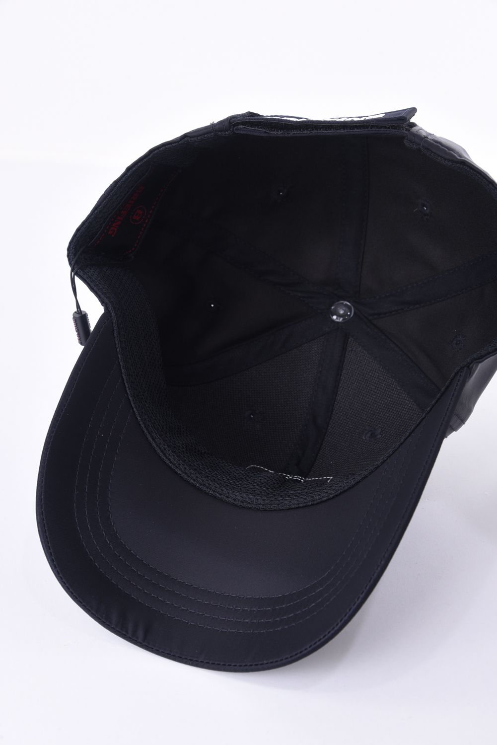MENS TWILL INITIAL CAP / イニシャル ワッペン キャップ (ブラック)