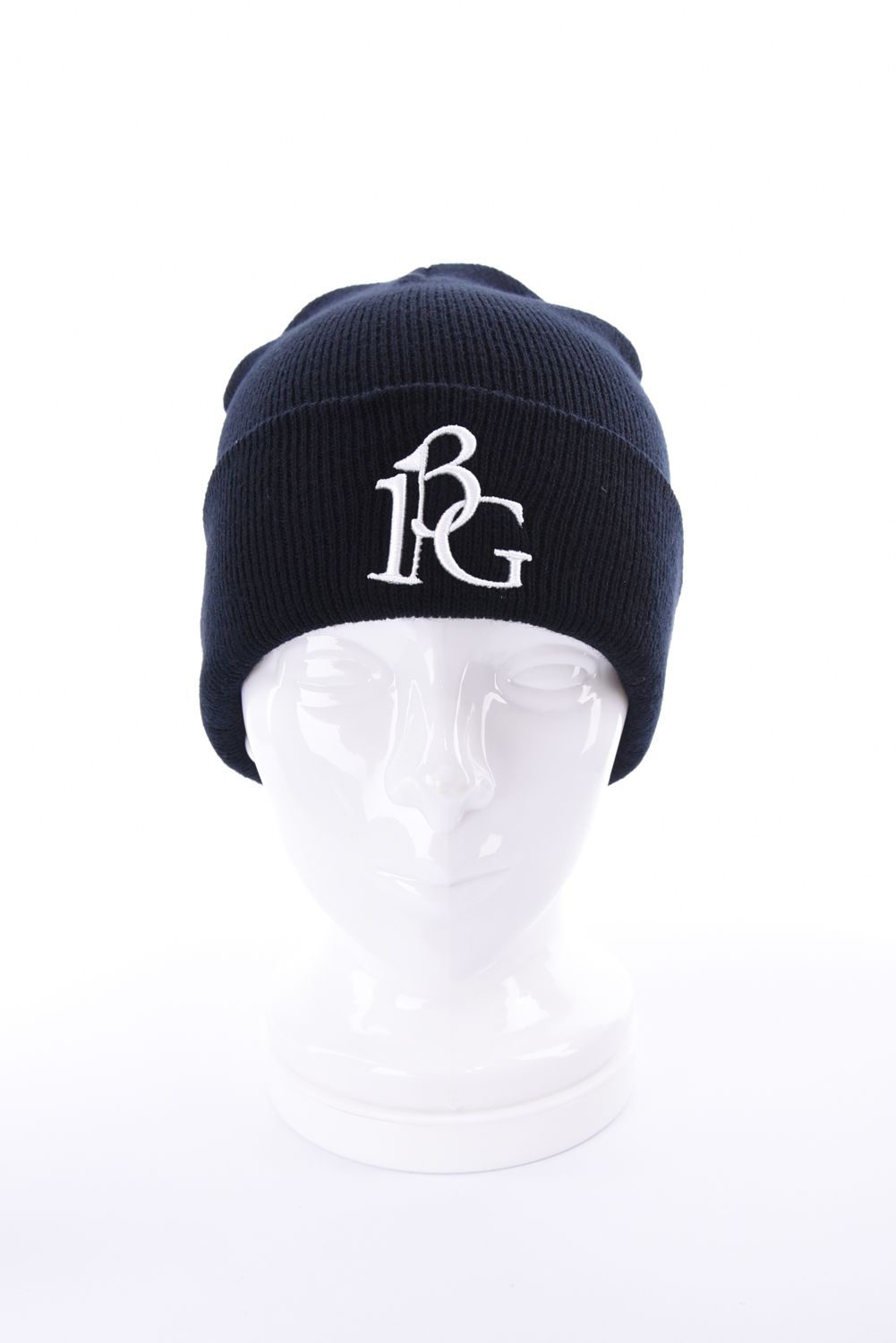 【26AW】 CUFFED KNIT BEANIE 113G LOGO / 113Gロゴ アクリルニットキャップ (ブラック)