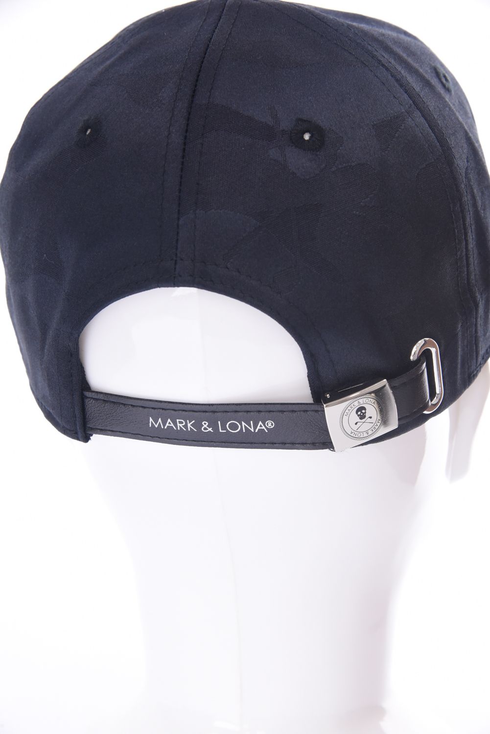 GAUGE CRYSTAL ICON CAP / オリジナルカモジャカード 異素材切り替え ベースボールキャップ (ブラック)