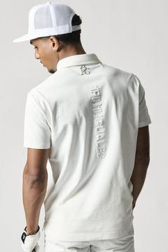 【25SS】 113 GOLF S/S POLO EMBOSS / ブランドロゴ エンボス ポロシャツ (ホワイト)