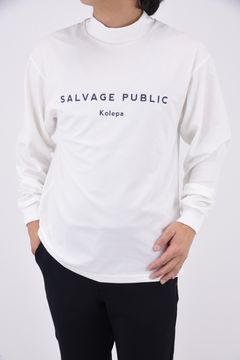Kēhaupaʻa ICEPACK Mockneck L/S (Golfing) / ゴルフィング プリント ロングスリーブ モックネックシャツ (ホワイト)