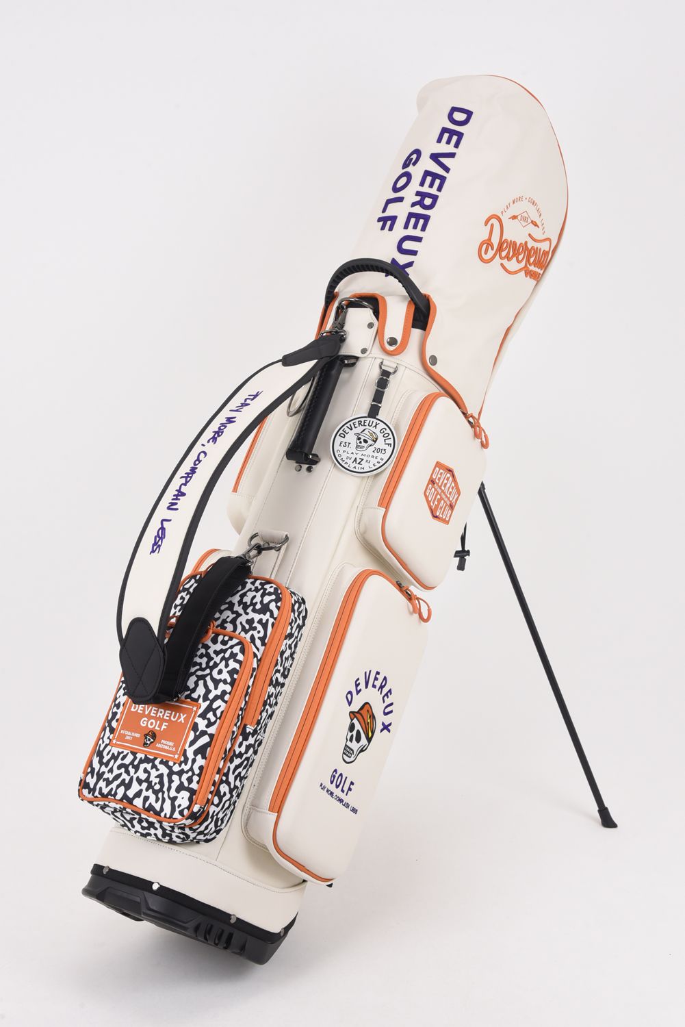 【銀行振込・代金引換不可】【返品・交換不可】 SOUTHWEST DEEP SIDE POCKET CADDIE BAG / ディープサイドポケット スタンドタイプ キャディバッグ (ホワイト)