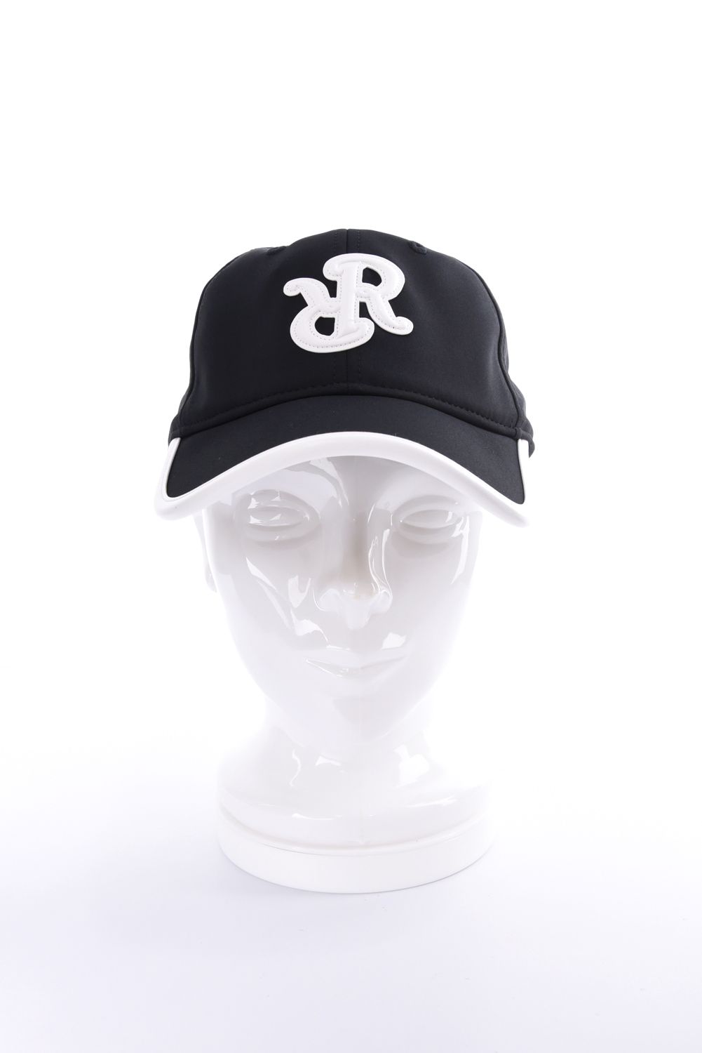 【26AW】 LEATHER LOGO PIPING CAP / レザーロゴパイピングキャップ  (ブラック)