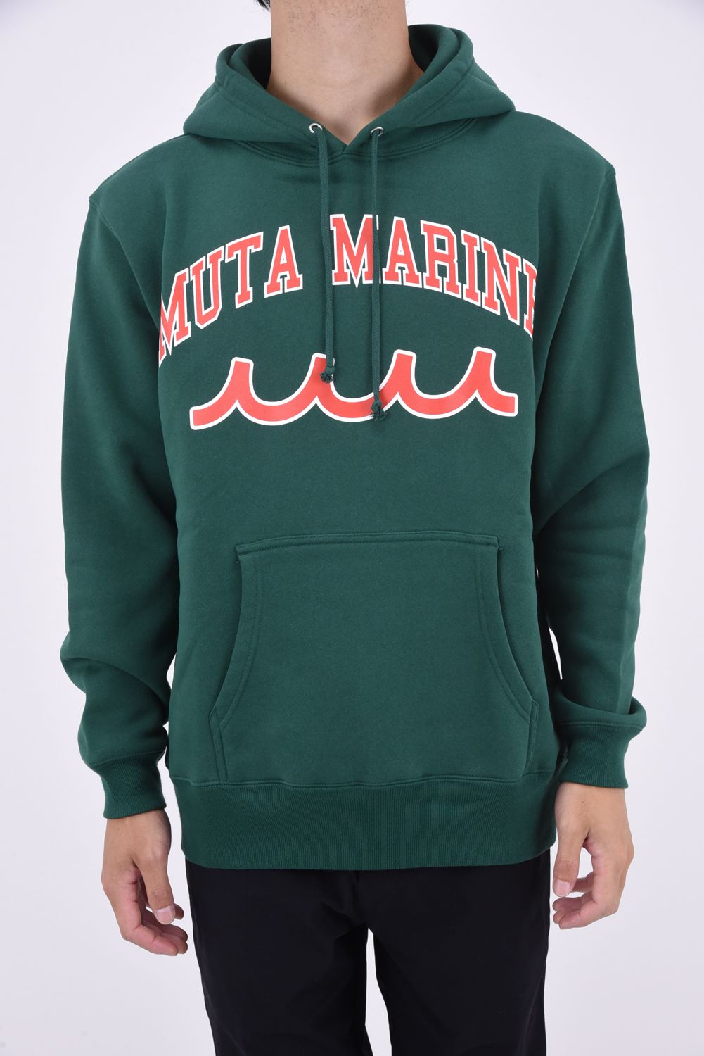 大人気 Logo College muta MARINE muta x 【送料無料】ACANTHUS Hooded