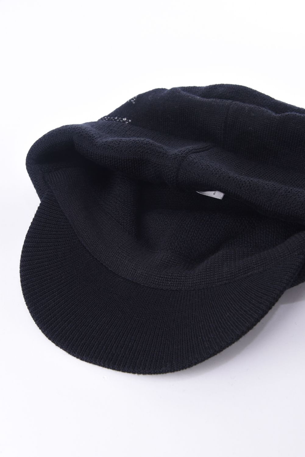 MS WR WOOL KNIT WORK CAP / ブランドロゴジャカード ニットワークキャップ (ブラック)