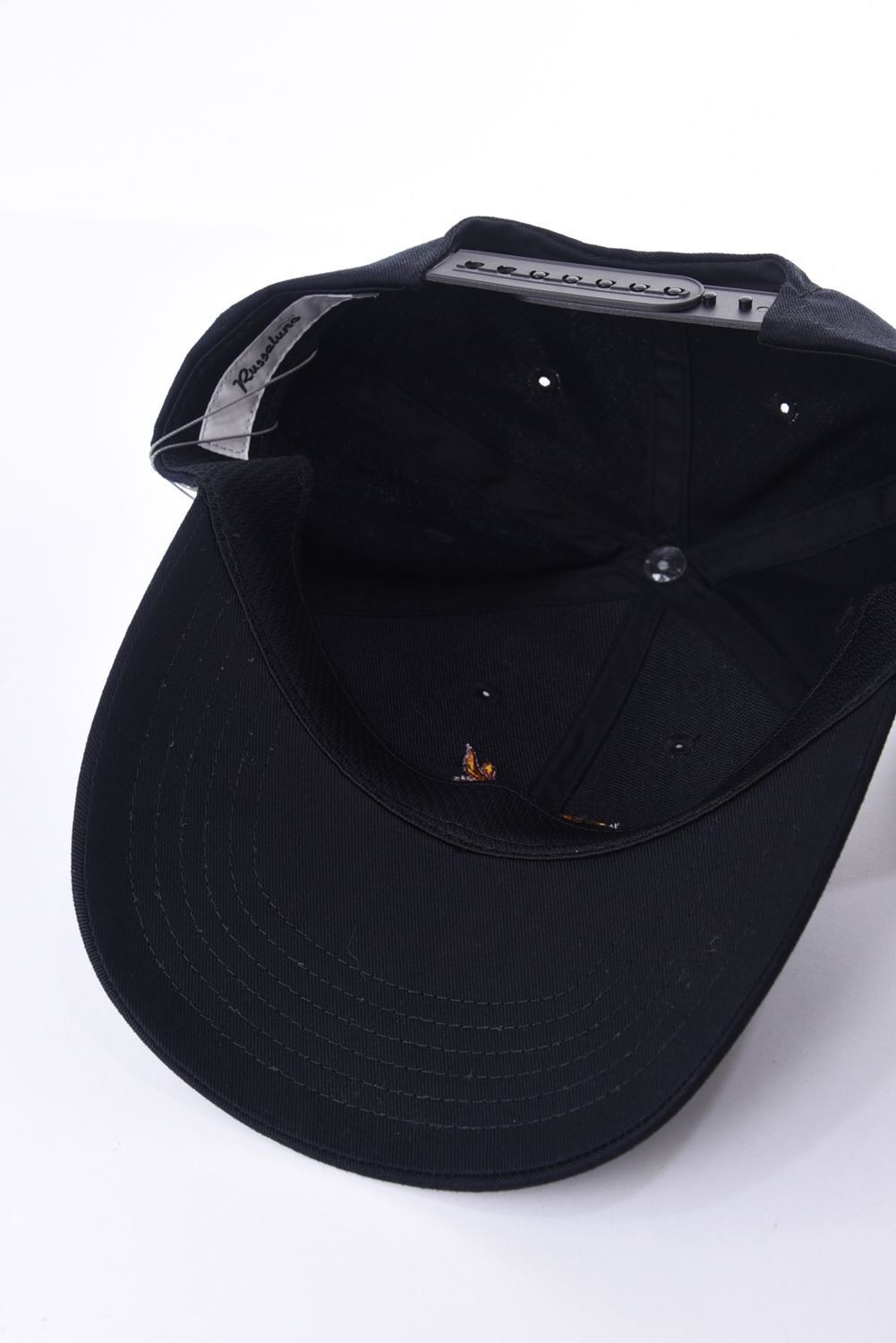 EIGHT BALL CAP / エイトボールグラフィック刺繍 ベースボールキャップ (ブラック)