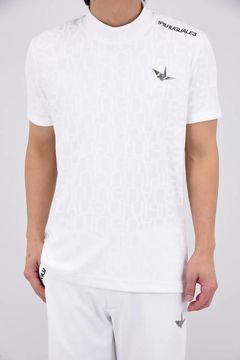【26SS】 JACQUARD MOCK NECK  / ジャガード モックネック (ホワイト)
