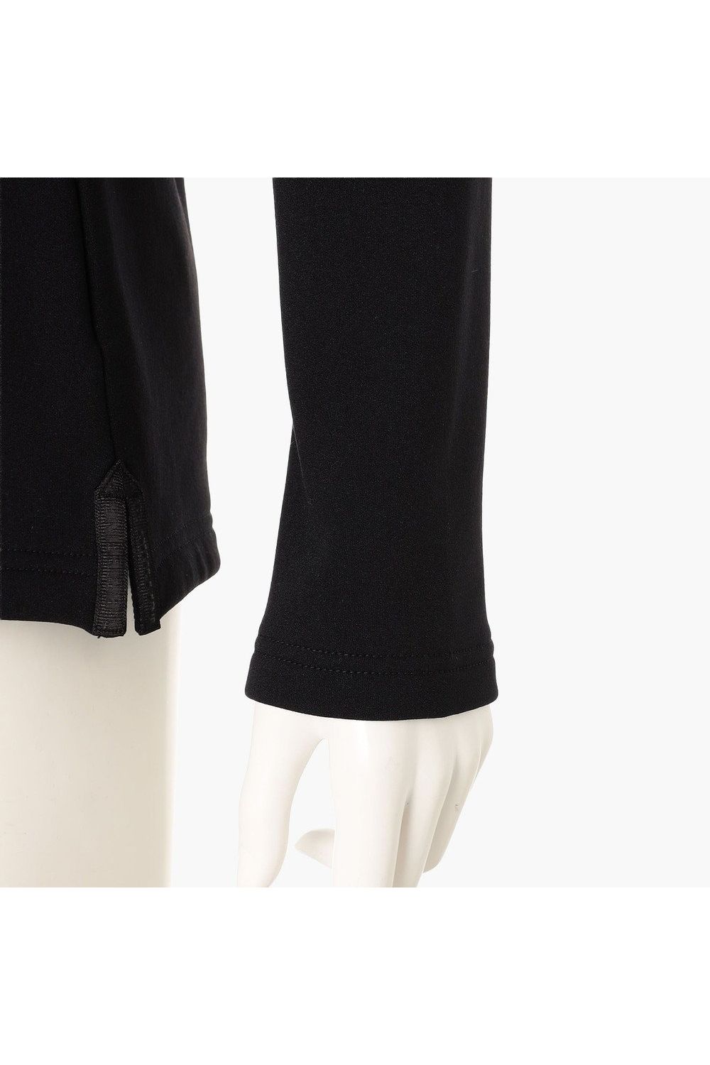 【26AW】【レディース】 WOMEN’S WARM LS HIGHNECK / 起毛素材 ブランドロゴ 長袖モックネックTシャツ (ブラック)