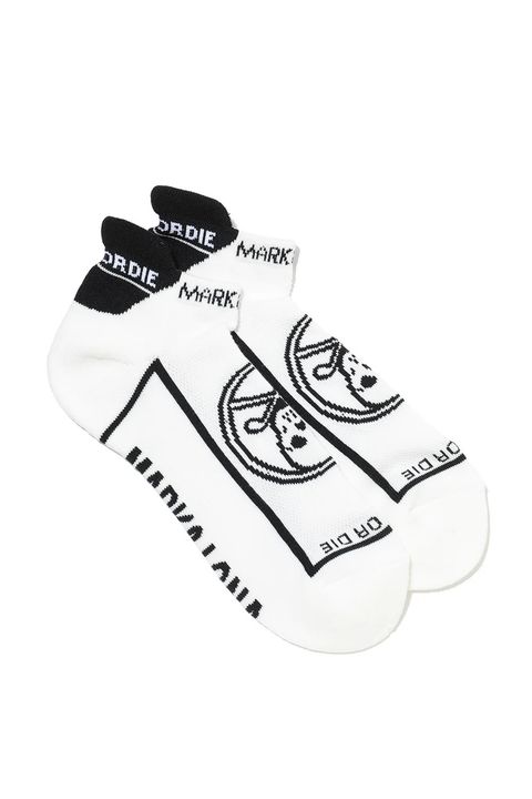 【26SS】 ROUND SKULL ATHLETIC LOW SOCKS / サークルスカルジャカード スニーカー丈 ローソックス (ホワイト)