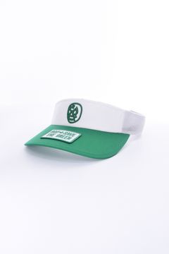 LUCHA MESH VISOR / マスクマン刺繍 メッシュサンバイザー ホワイト/グリーン