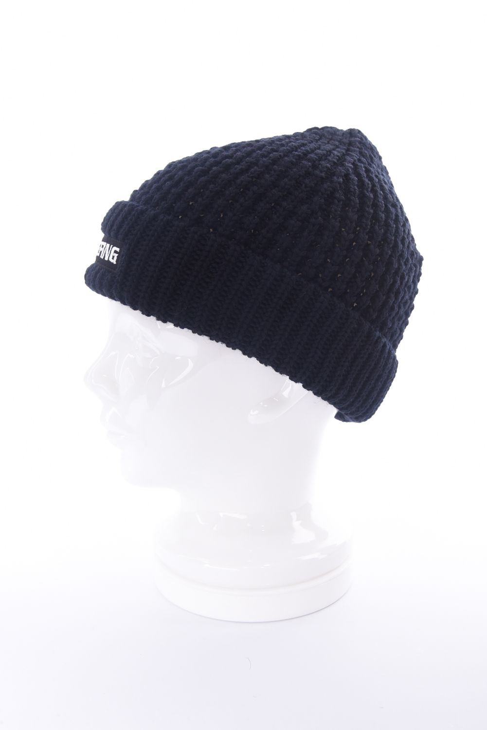 MEN’S WR WOOL BEANIE / ボックスロゴ ニットビーニー (ブラック)