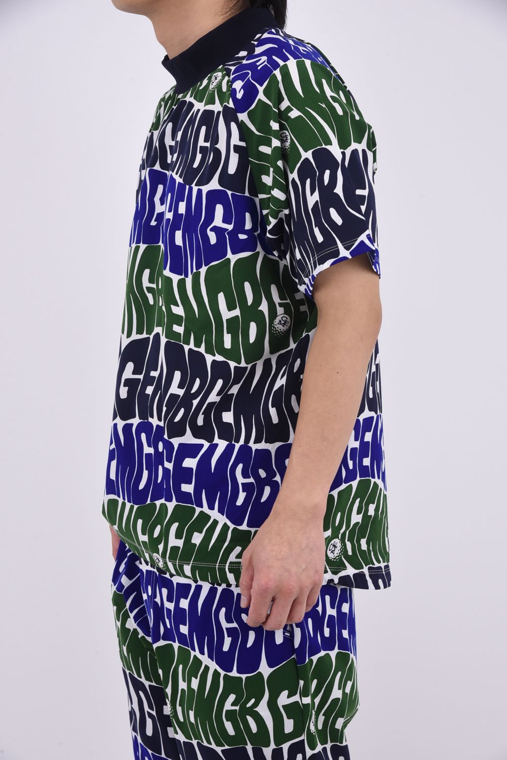 【26SS】 ORIGINAL PRINT MOCK NECK / オリジナルプリント モックネック （ネイビー）